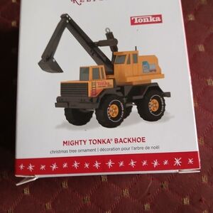 Hallmark Keepsake Tonka Mighty Yellow and Black Backhoe